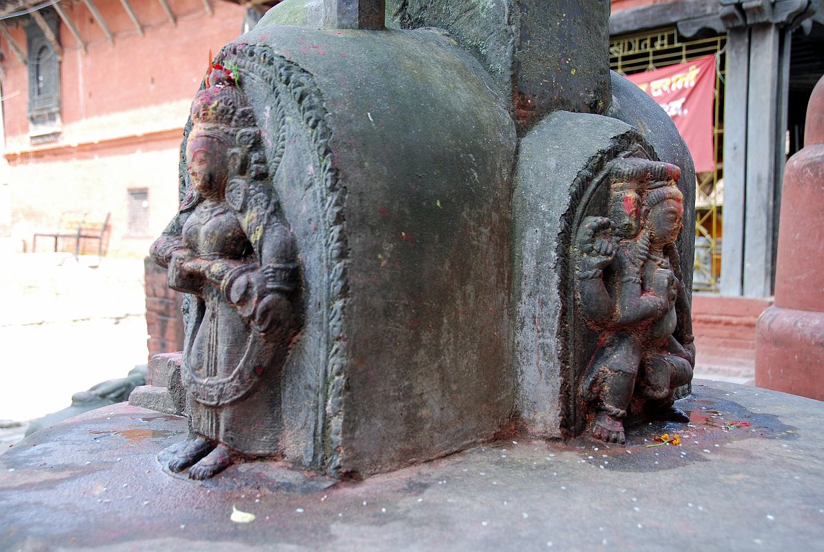 51 Kathmandu Gokarna Mahadev Temple Trident With Shiva At Base 
